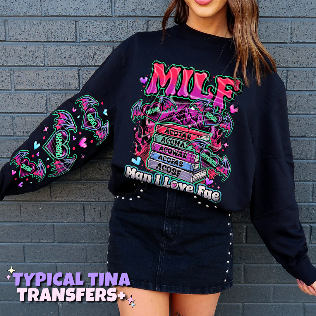 MILF books | DTF Transfers | POD