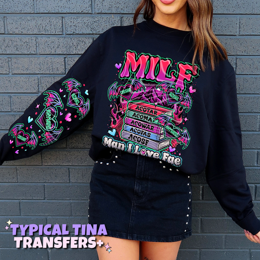 MILF books | DTF Transfers | POD