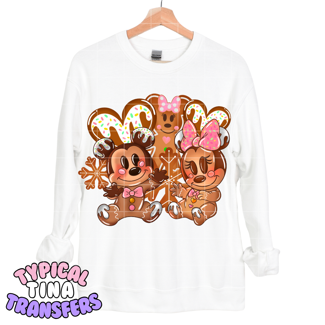 Gingerbread cookies M&M | DTF Transfers | POD