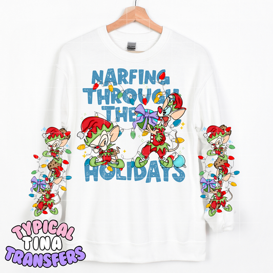 narfing through the holidays | DTF Transfer | POD