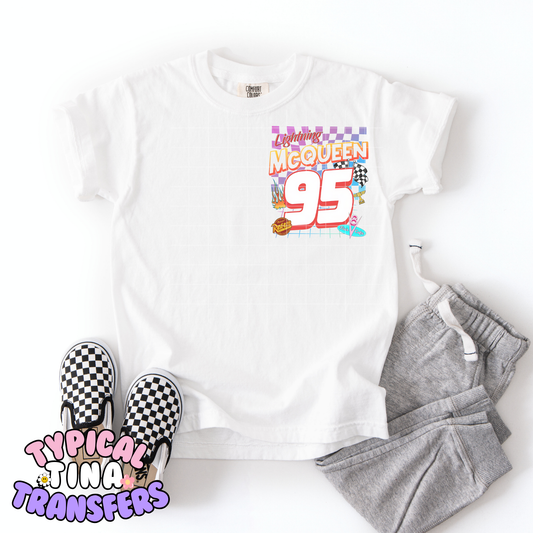 Mc Q I am Speed Ombre Checkered | DTF Transfer | POD