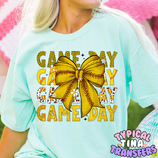 Game day softball | DTF Screen Print | POD