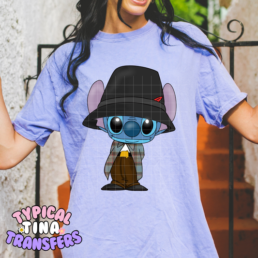 Cholo Blue Alien | DTF Screen Print | POD