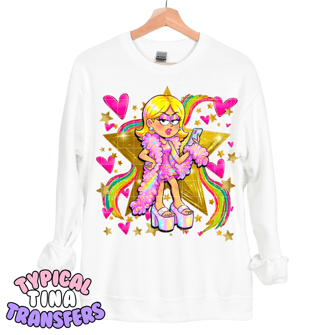 Rainbow - Liz | DTF Transfers | POD