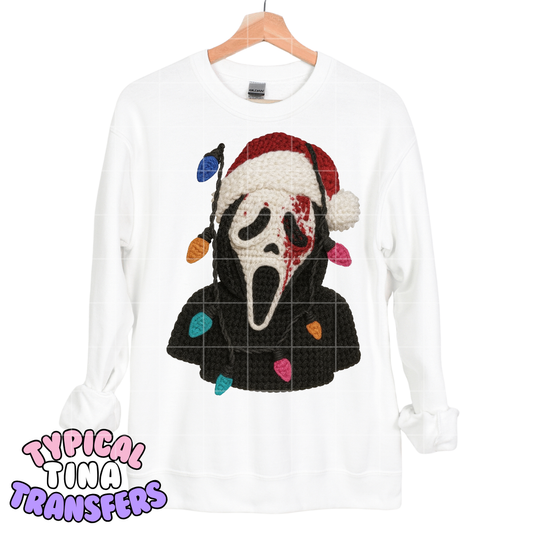 Yarn Scary Face | DTF Transfers | POD