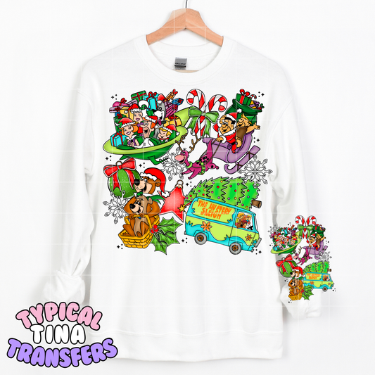 Classic HB Cartoon Christmas | DTF Transfer | POD