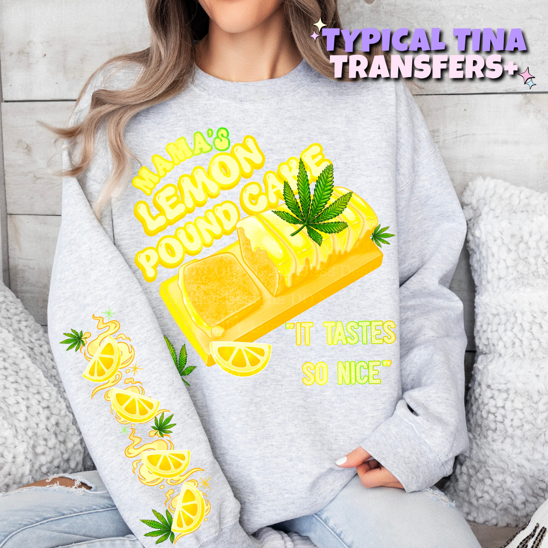 Lemon pound cake | DTF Transfers | POD