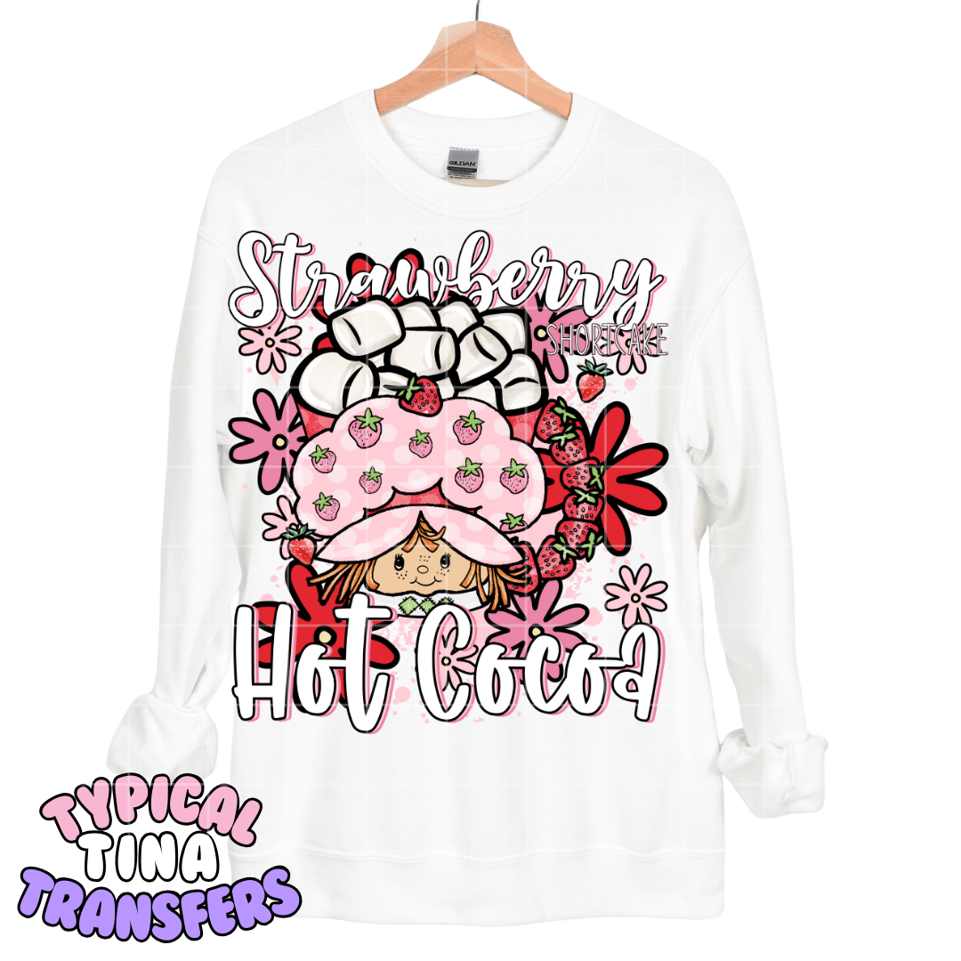 Strawberry & hot cocoa| DTF Transfers | POD