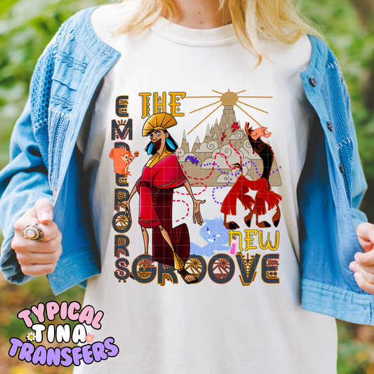 Groovy emperor | DTF Screen Print | 11" Adult