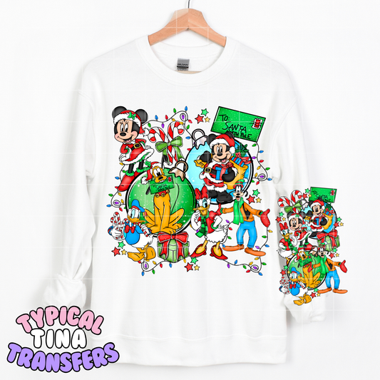 Fab 5 holiday ornaments | DTF Transfer | POD