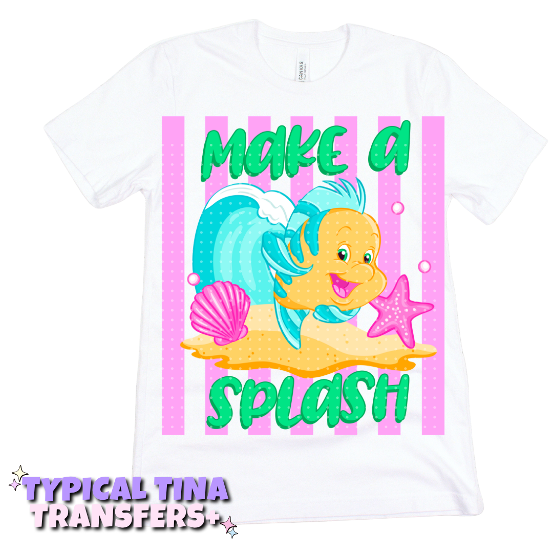 Make a Splash - Fish | DTF Transfers | POD