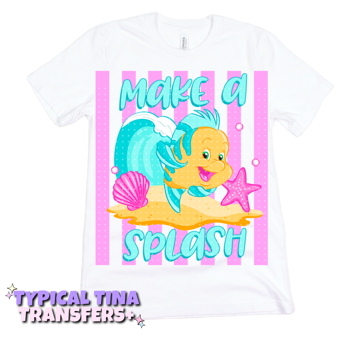Make a Splash - Fish | DTF Transfers | POD