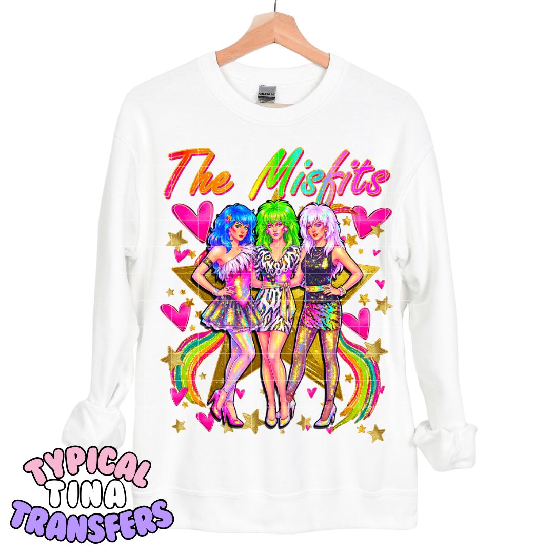 Rainbow - Girl group 80's Miss_Fits | DTF Transfers | POD