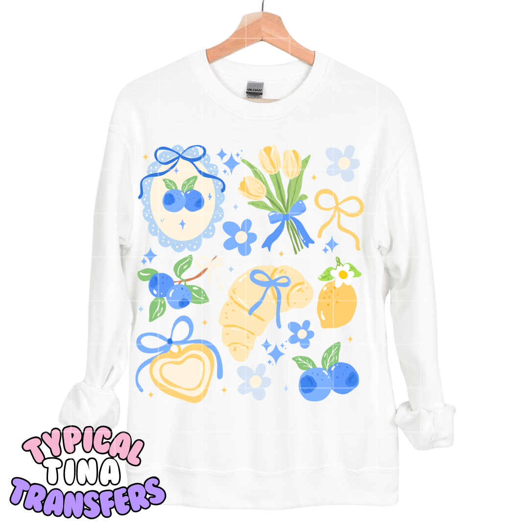 Blueberry coquette | DTF Transfers | POD