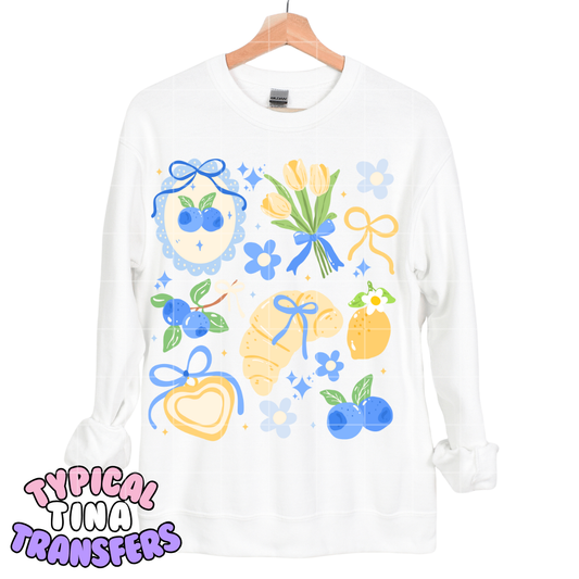 Blueberry coquette | DTF Transfers | POD