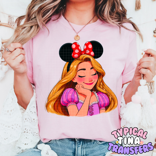 Princess Rapun | DTF Screen Print | POD