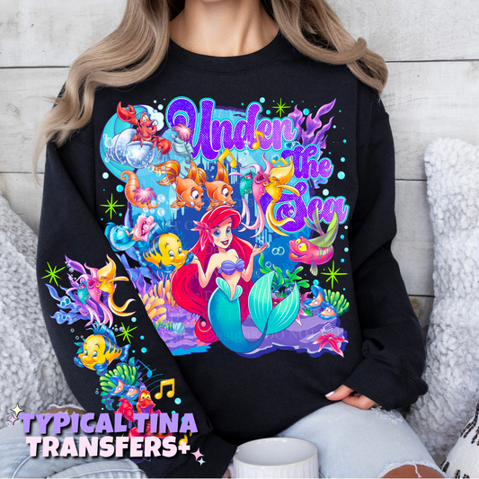 Mermaid scene | DTF Transfers | POD
