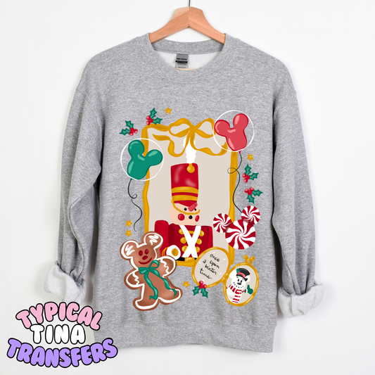 Christmas solider magical holiday frame | DTF Transfer | POD