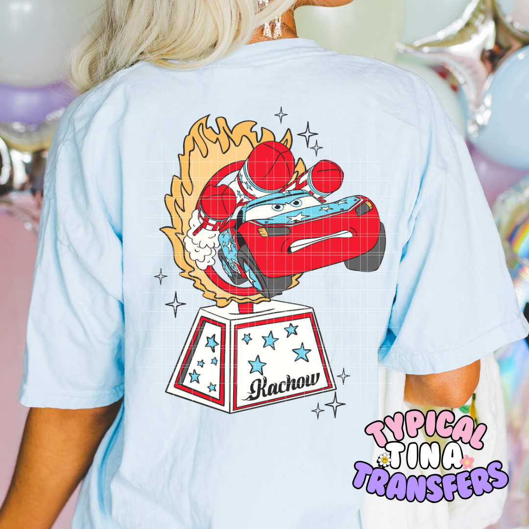 Kachow McQ  | DTF Screen Print | POD