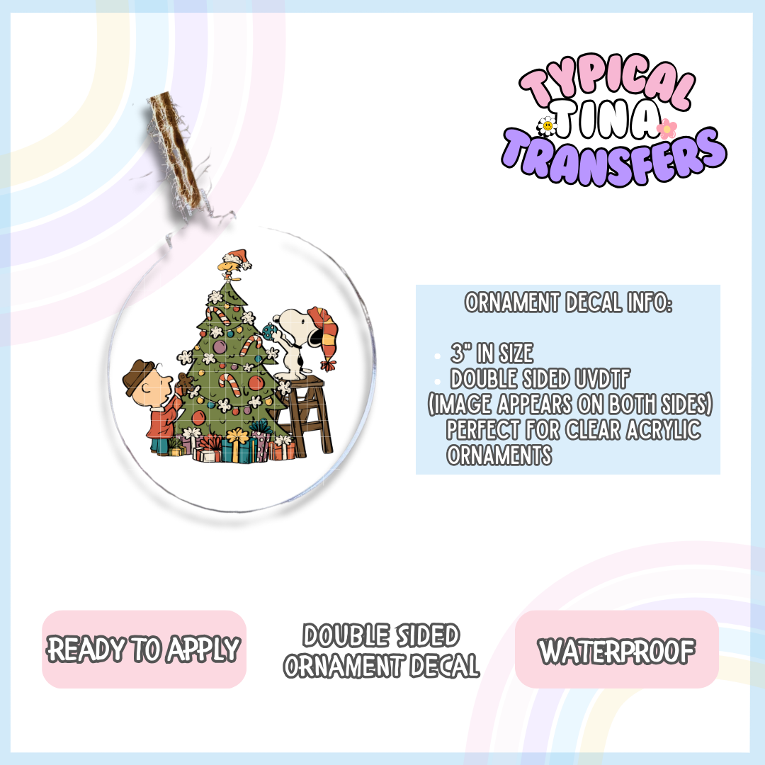 CB Tree | 3" Ornament Decal