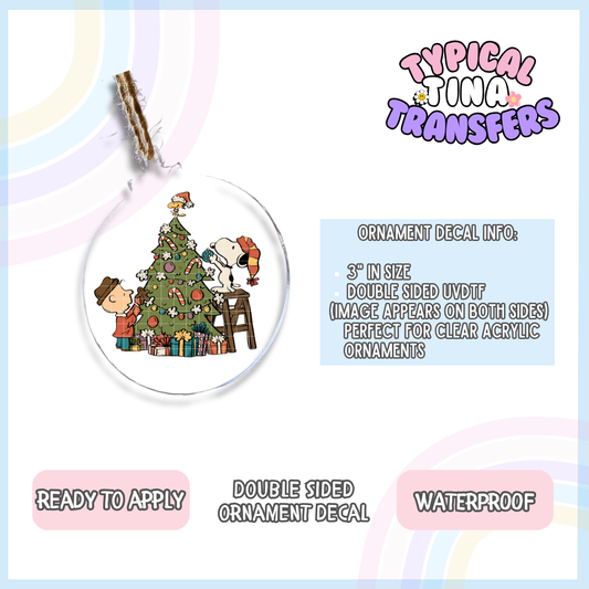 PreSale UVDTF | CB Tree | 3" Ornament Decal