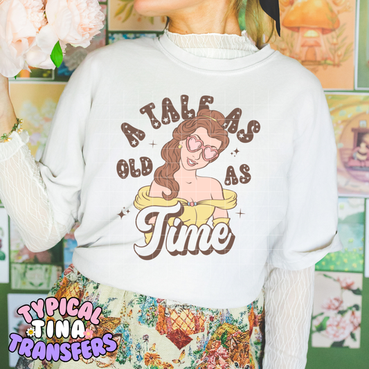 Tale as Old as | DTF Screen Print | POD