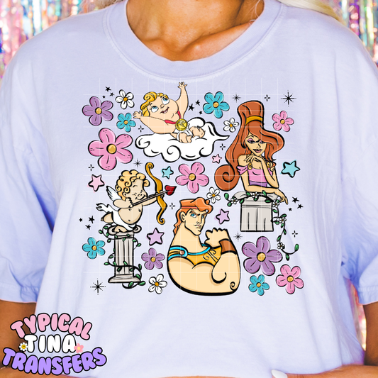 zero to hero floral | DTF Screen Print | POD