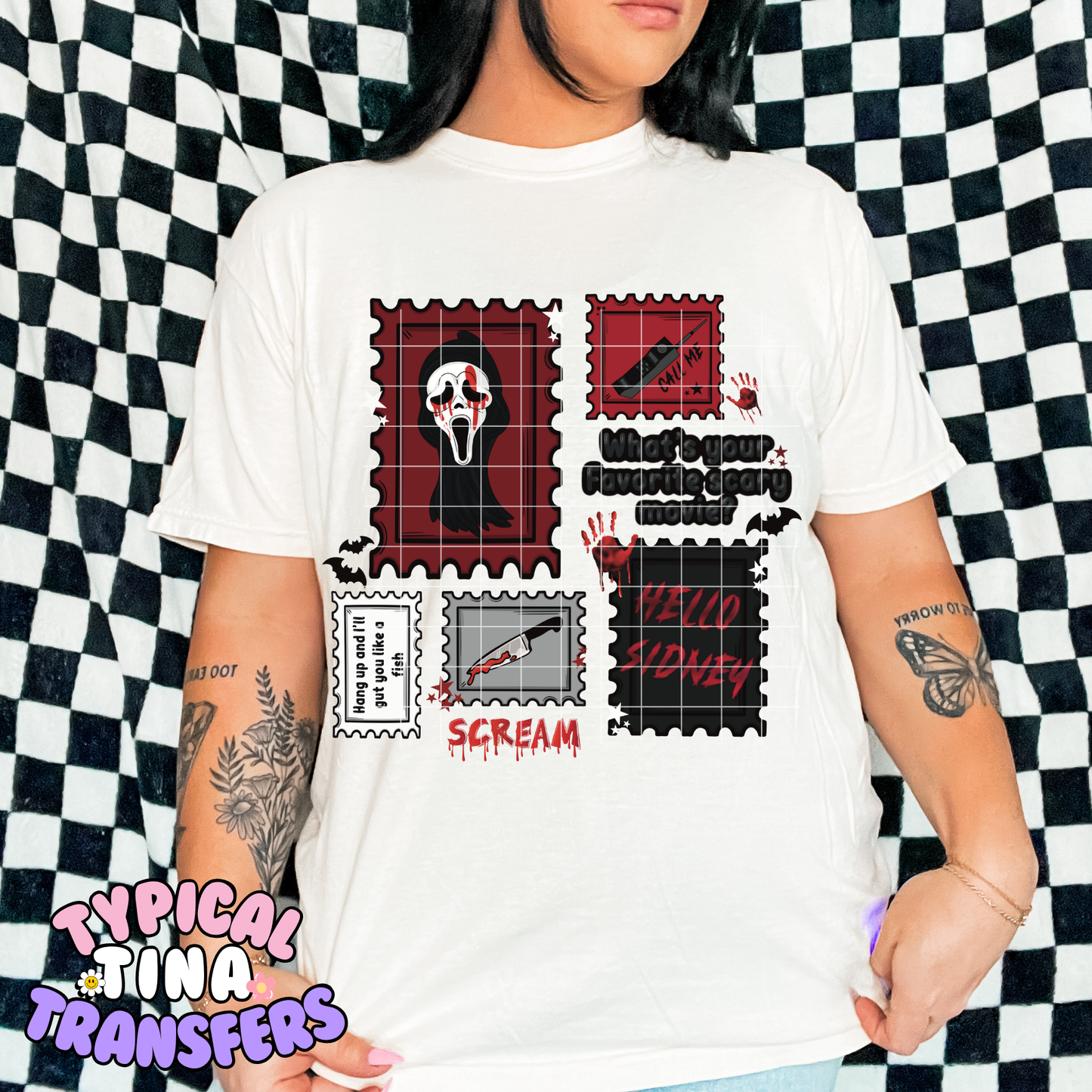 Scream stamps | DTF Transfer | POD