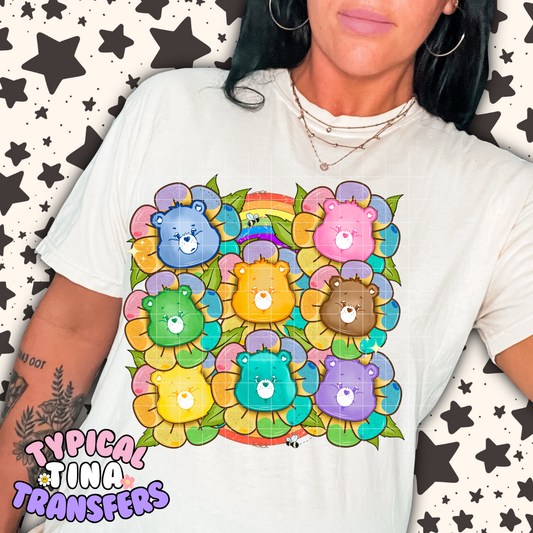 Floral Care B| DTF Transfer | POD