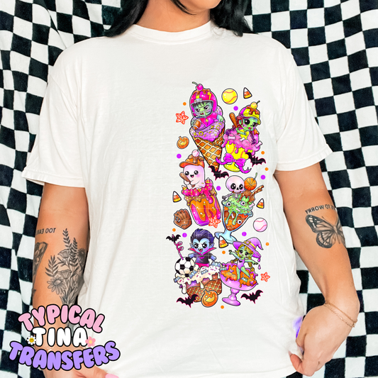 Ice Cream Halloween | DTF Transfer | POD