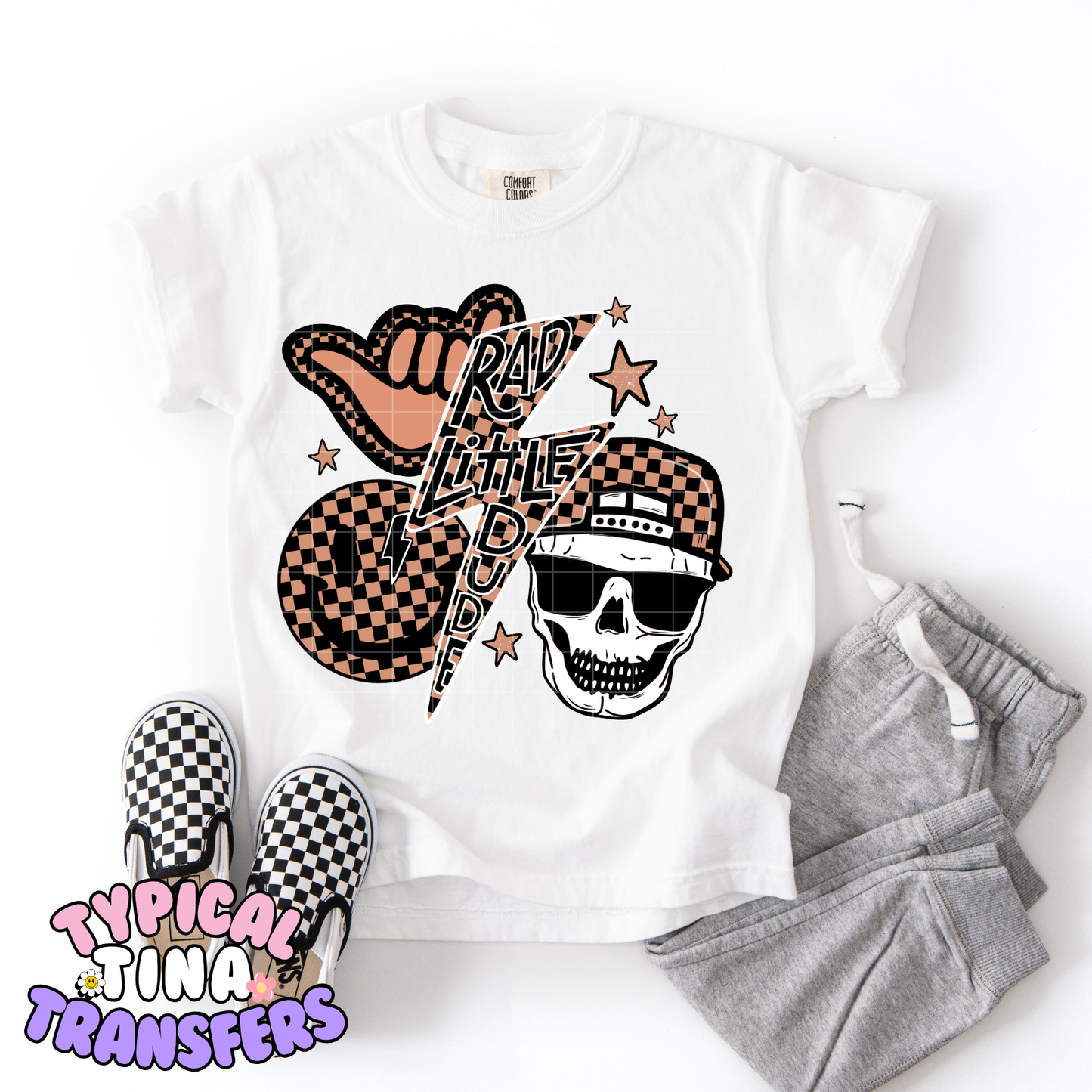 Checkered Rad Dude | DTF Transfer | POD