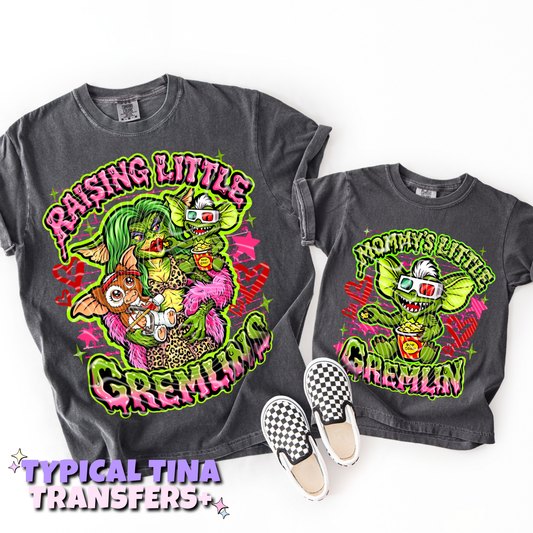 Raising little Gremlins | DTF Transfers | POD