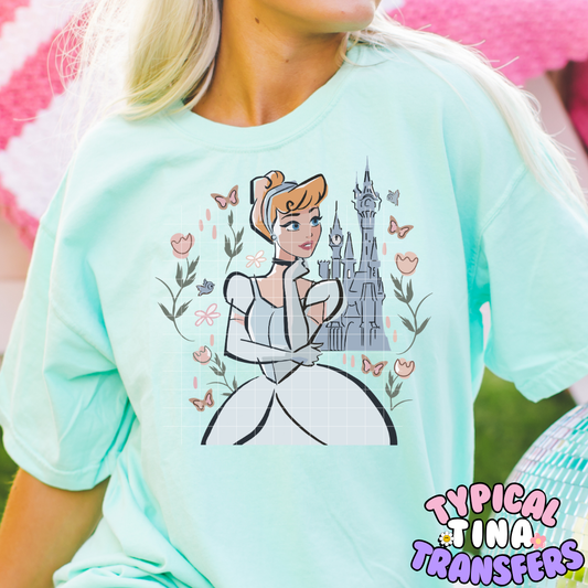 Drawn Cindy | DTF Screen Print | POD