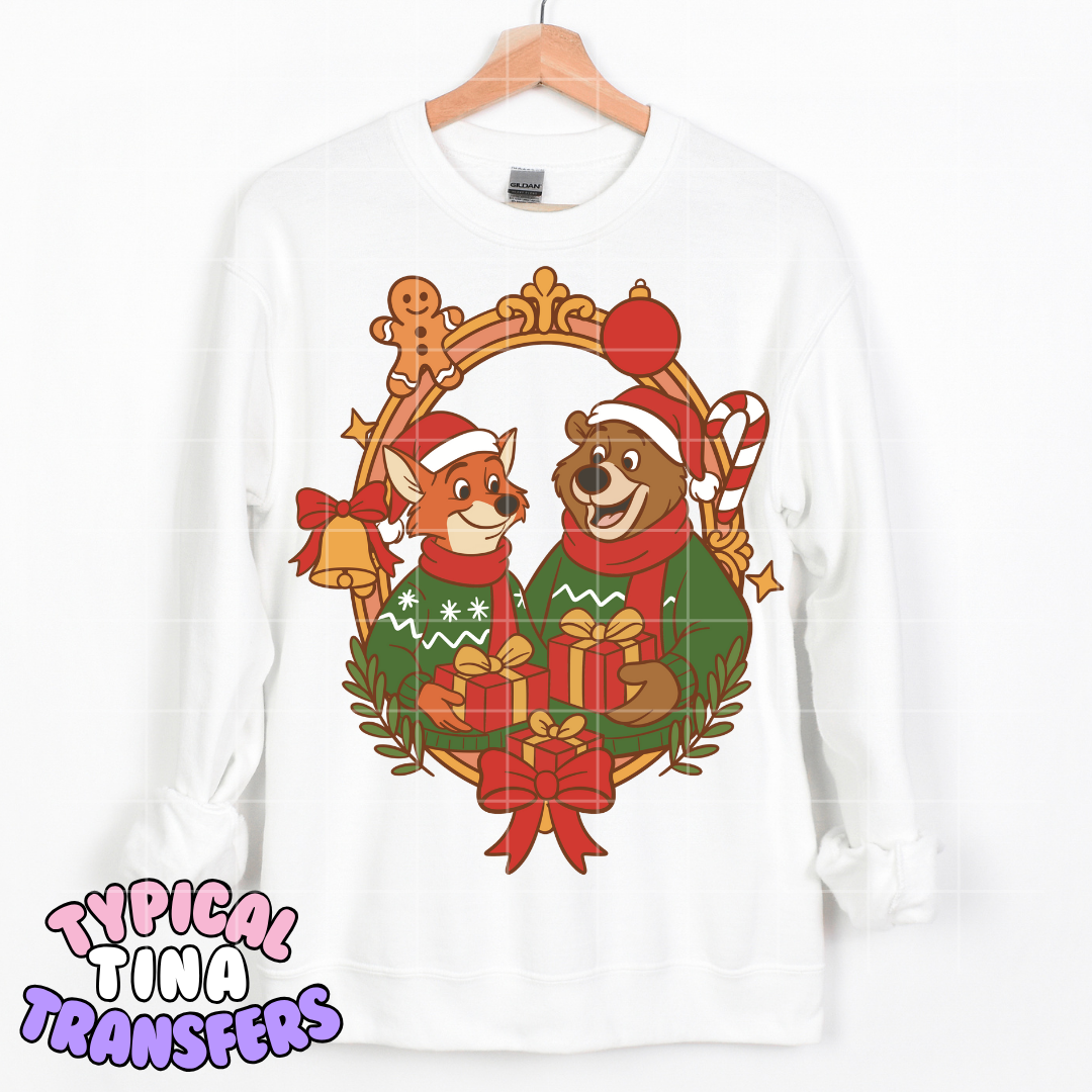 Winter Frames - Magical Characters | DTF Transfer | POD - pick design