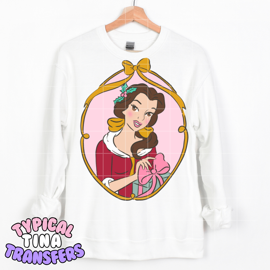 Holiday Princess Frames | DTF Transfer | POD - pick the design