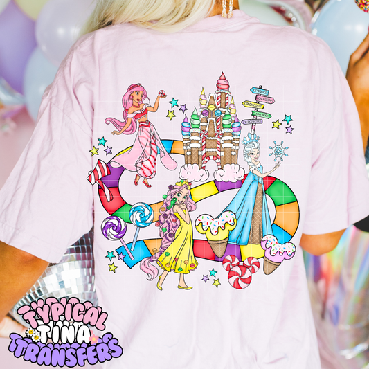 Magical candy lane| DTF Transfer | POD