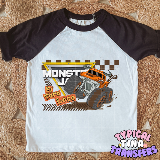 Monster Trucks #1 | DTF Screen Print | POD