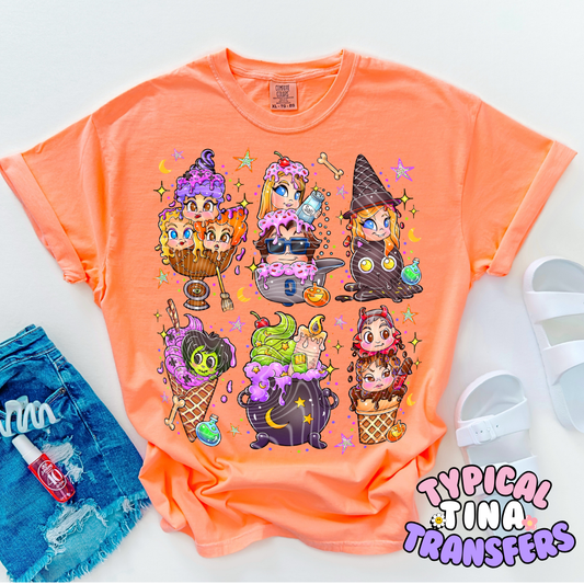 Ice Cream Witches | DTF Transfer | POD