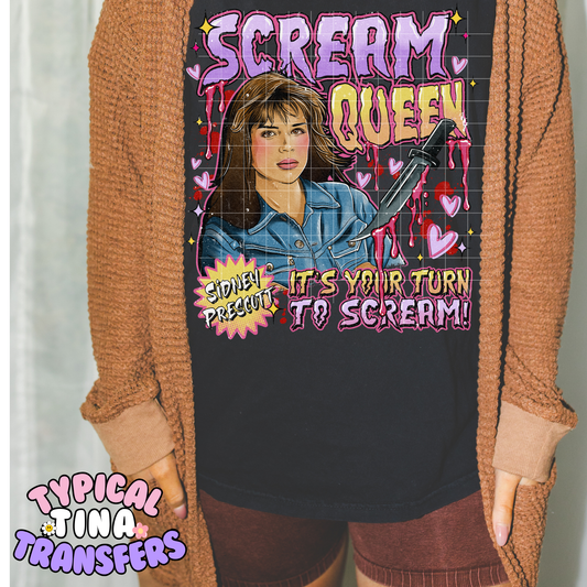 Scream Queen | DTF Transfer | POD
