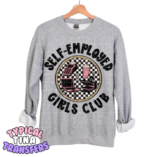Self employed girls club | DTF Transfers | POD