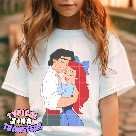 Mermaid hug | DTF Transfer | POD