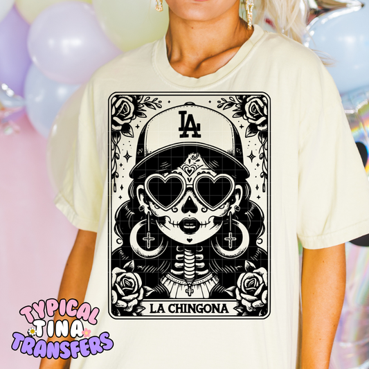 La Chingona (black letters) | DTF Screen Print | POD