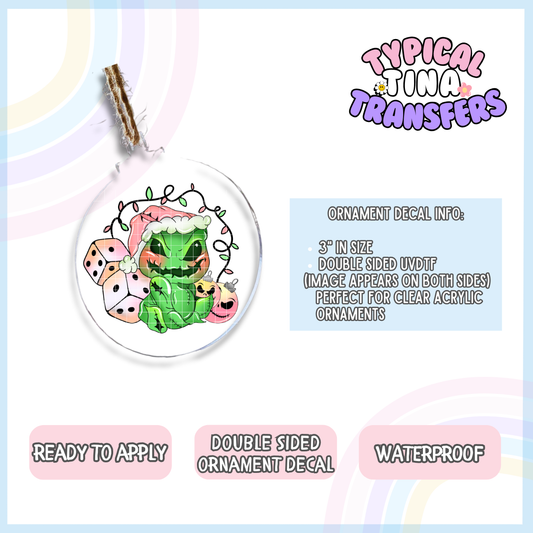 Oogie | 3" Ornament Decal