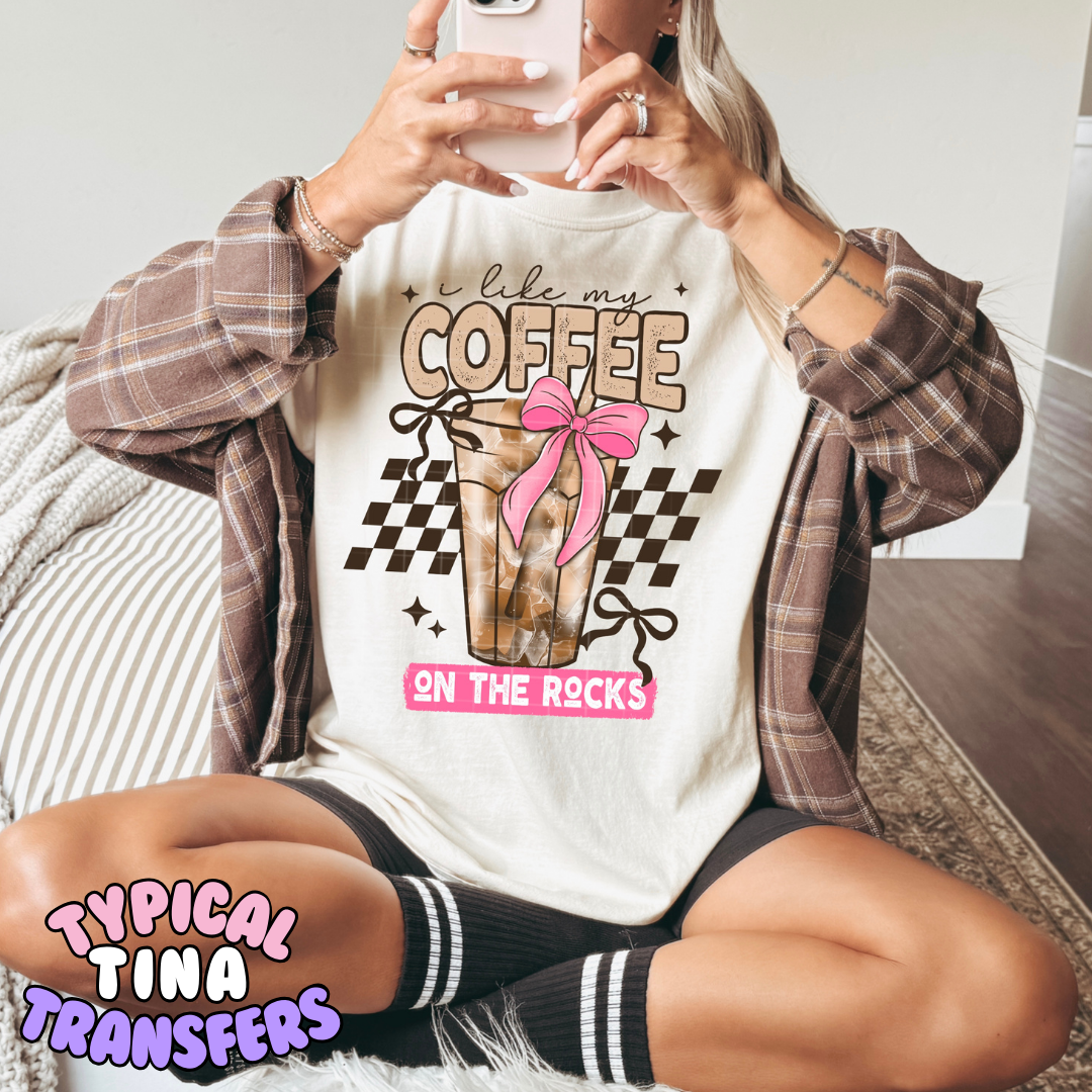 Like my coffee on the rock | DTF Transfers | POD