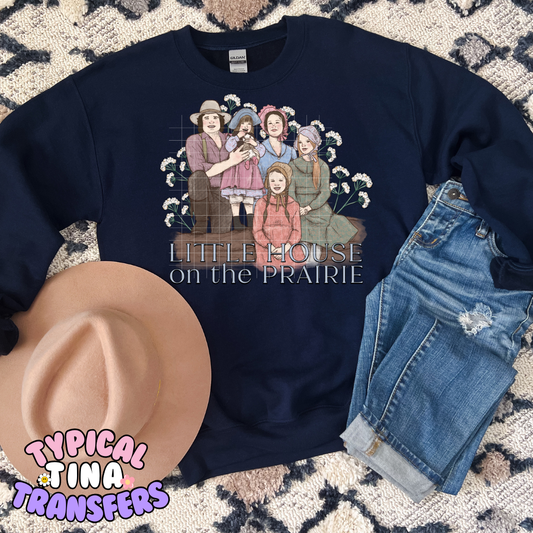 House on Prairie | DTF Screen Print | 11" Adult