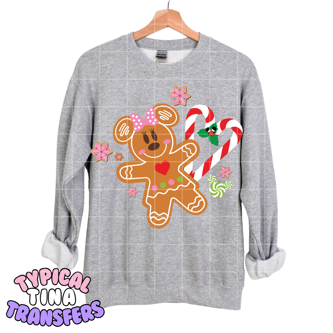 Gingerbread cookie min | DTF Transfers | POD
