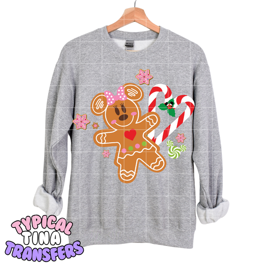Gingerbread cookie min | DTF Transfers | POD
