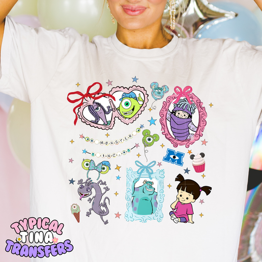 Monsters Friendship Bracelet | DTF Screen Print | POD