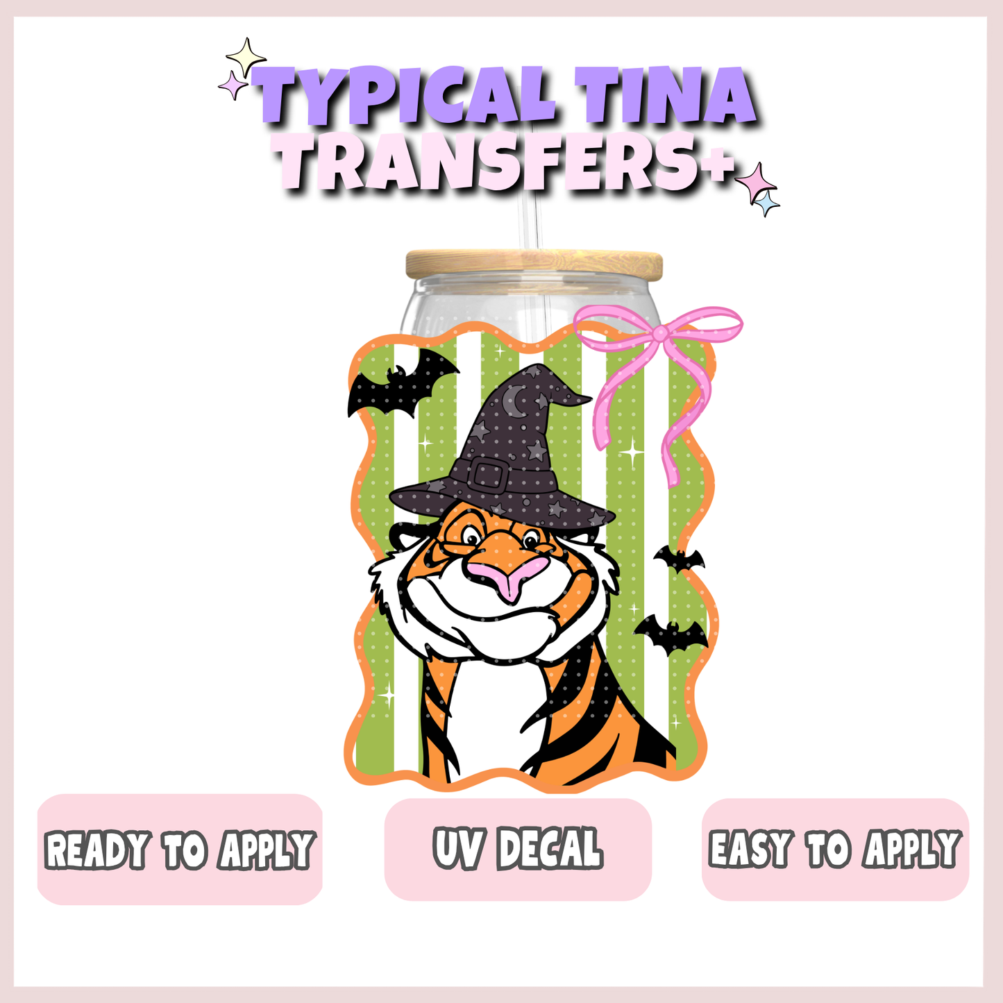 halloween magical stripes | UV decals | POD