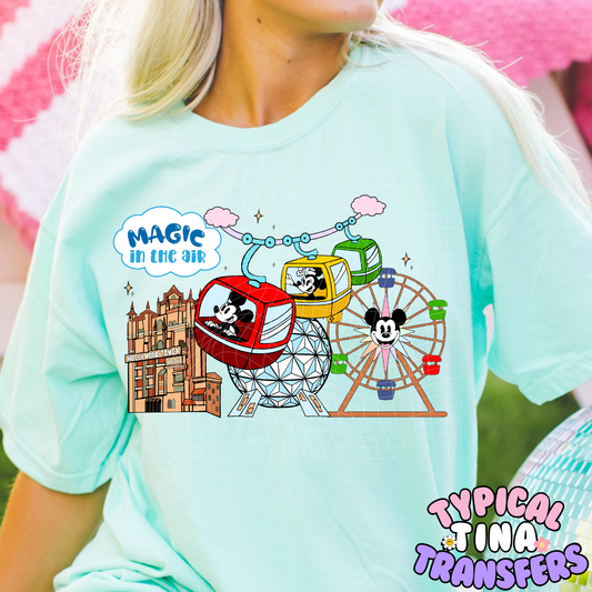 magic in the air rides | DTF Screen Print | POD
